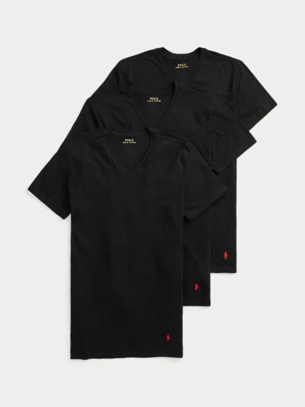 BRAND NEW 3 PACK RALPH Lauren Polo BLACK T SHIRTS SIZE XL